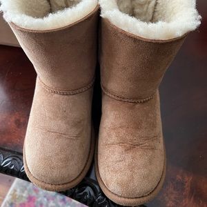 UGG boots. Brown. Size 1. Little girls. Gently used.